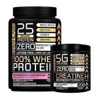 Briahlabs - Pack Proteina 100% Whey 1Kg Stramberries Cheesecake + Creatina 300Gr -