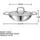 thumbnail image 3 of Kadai Vinod Nutri-Tech Triply Antiadherente para Cocina India 20 cm, 3 of 7