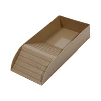 Ioensy - Plato De Comida De Tortuga Con Pendiente, Plato De Agua Para Reptiles, Camaleón, Serpiente, Hámster, Marrón S