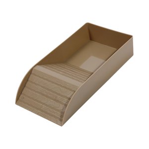 Ioensy - Plato De Comida De Tortuga Con Pendiente, Plato De Agua Para Reptiles, Camaleón, Serpiente, Hámster, Marrón S