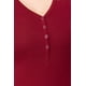 thumbnail image 4 of Top Corto de Punto Henley con Cuello en V y Manga Corta, 4 of 5
