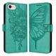 thumbnail image 5 of Funda Cartera Mariposa Para Iphone 17e Con Soporte Y Ranuras Para Tarjetas Verde, 5 of 5