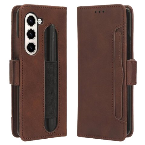 Funda Tipo Billetera Foxdock Para Samsung Galaxy Z Fold6 – Tapa Flip Con Tarjetero