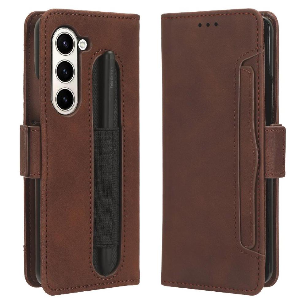 Funda Tipo Billetera Foxdock Para Samsung Galaxy Z Fold6 – Tapa Flip Con Tarjetero