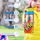 thumbnail image 5 of Uno Botella de Agua con Tapa Pop Top de Un Toque, Acero Inoxidable, a Prueba de Fugas, para Deportes, Botella Infantil azul 12 oz, 5 of 6