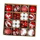 thumbnail image 3 of 36 Piezas Bolas De Navidad Adornos Decoraciones DIY Para Celebración En El Patio Trasero Rojo Blanco, 3 of 3