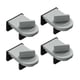 thumbnail image 3 of Tope De Ventana Con Cerradura De Ventana Corredera, 4 Piezas, Para Dormitorio, Patio, Hogar, Argent, 3 of 5