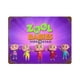 thumbnail image 1 of Bebés Zool Cartel Metálico, Decoración de Pared de Cartel Metálico Personalizado para Regalos de Fans, Amigos, Familia y Amantes 20*30CM, 1 of 6