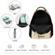 thumbnail image 3 of La Aventura en el Parque Temático de Rilakkuma Mochila Escolar para Niños y Niñas, Mochila Infantil de Alta Calidad Ligera, Grande y Duradera 43x15x32cm, 3 of 6