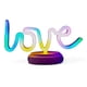 thumbnail image 1 of 𝗟𝗔𝗠𝗣𝗔𝗥𝗔 𝗟𝗢𝗩𝗘 𝗟𝗘𝗗 𝟱 Usb Luz Neon Nc05   Letrero De Neón Con Base, 1 of 7