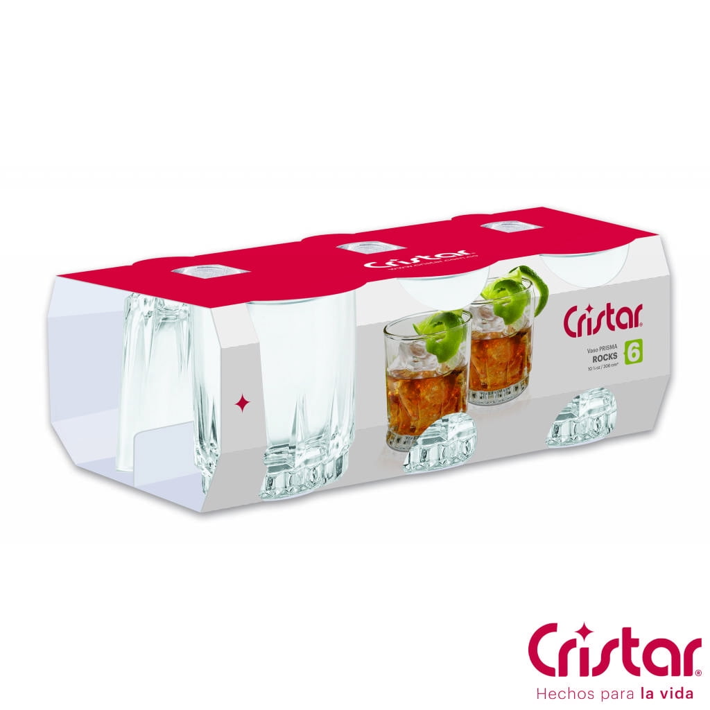 Cristar - Vasos Bajos Prisma