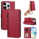 thumbnail image 1 of Funda con Billetera para [iPhone 16 Pro] con Bolsillo Zipper y Tarjetero Rojo, 1 of 6