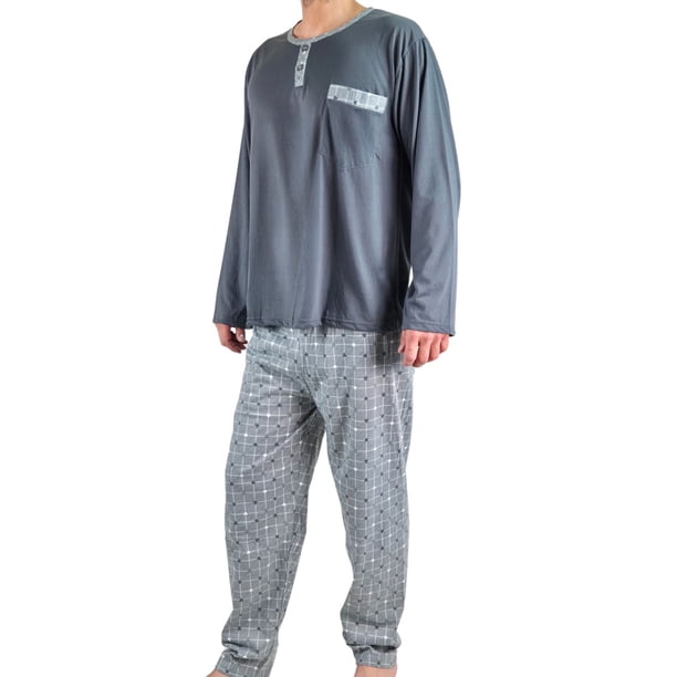 Pijama Hombre Manga Larga Verano 529