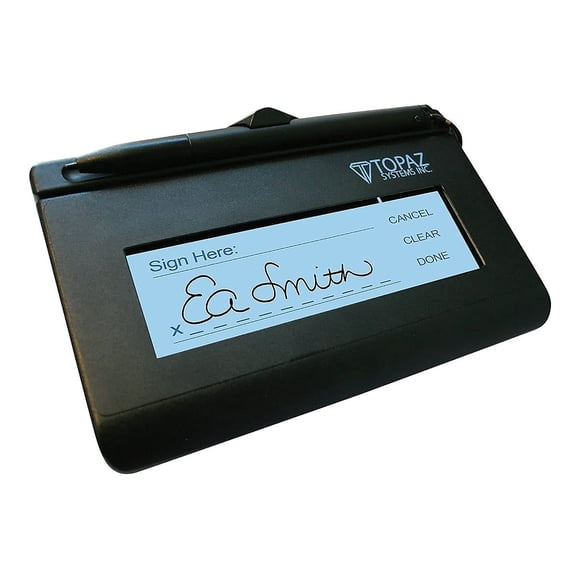 Bloc de captura de firmas Topaz SignatureGem T-LBK462-HSB-R
