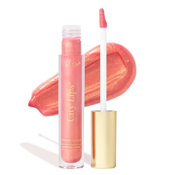 City Beauty City Lips Brillo Labial Voluminizador Sun Diego - Brillo Intenso para Labios Más Llenos y Jóvenes | Tratamiento Hidratante y Suavizante con Ácido Hialurónico