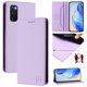thumbnail image 1 of Funda Billetera con Soporte para Samsung Galaxy S20 Bloqueo RFID Plegable Morado claro, 1 of 6