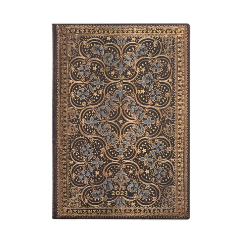 Paperblanks - Agenda 2023 Restauracion, Tapa Flexible, Vista Semanal, Midi