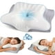 thumbnail image 1 of Almohada cervical para cuello, ergonómica, espuma viscoelástica Ylekto, para aliviar el dolor, 1 of 3