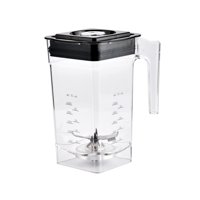 Magideal - Jarra De Licuadora Piezas De Repuesto Para Licuadora Marcas Claras Fácil De Limpiar Con Tapa Accesorios Para Máquina De Batidos Jarra De Repuesto Para