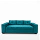 thumbnail image 2 of Sofa Praga 3 Cuerpos Felpa Calipso, 2 of 4