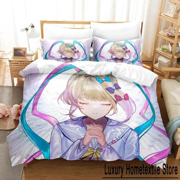 NEEDY GIRL OVERDOSE Bedding Set three-piece set Adult Kid Bedroom Duvetcover Sets Kawaii Girls conjunto de cama Bed Sheets