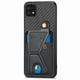 thumbnail image 3 of Funda Resistente para Samsung Galaxy A22 5G con Tarjetero y Soporte, Diseño Magnético Negro, 3 of 5