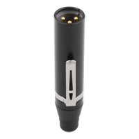 Magideal - Adaptador De Alimentación Fantasma A Xlr De 3 Pines Y 4 Pines, Resistente, Adaptador De Micrófono Xlr Plug And Play, Conector Xlr Para Micrófono De Co Tipo De Clip