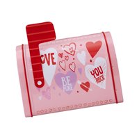 Bothyi - Buzón De Correo Juguete Decoración Del Día De San Valentín Caja De Regalo Para Tarjetas De Felicitación Dulces Merienda Rosa