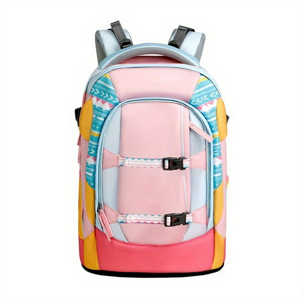 Materns Schoolbag Female Large Capacity Load Reduction Backbone Protection Male Super Lightweight High School Student Backpack For Children