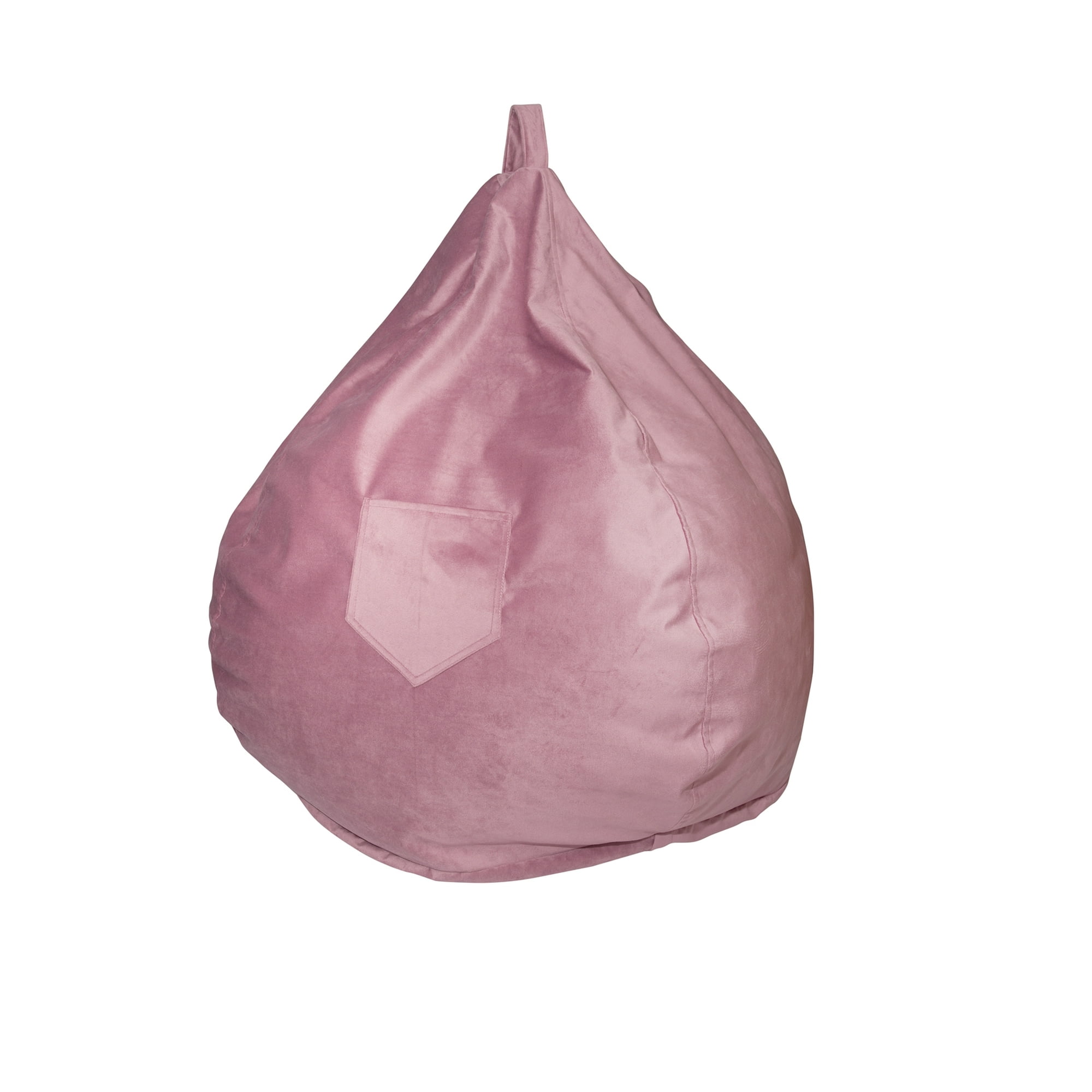 Máxima Design - Pouf Pera Palo De Rosa Felpa 100x80x80 Cm