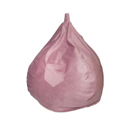 Pouf Pera Palo De Rosa Felpa 100X80X80 Cm