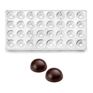 Genérico - Moldes Chocolate Moldes De Chocolate Policarbonato 32Circulo