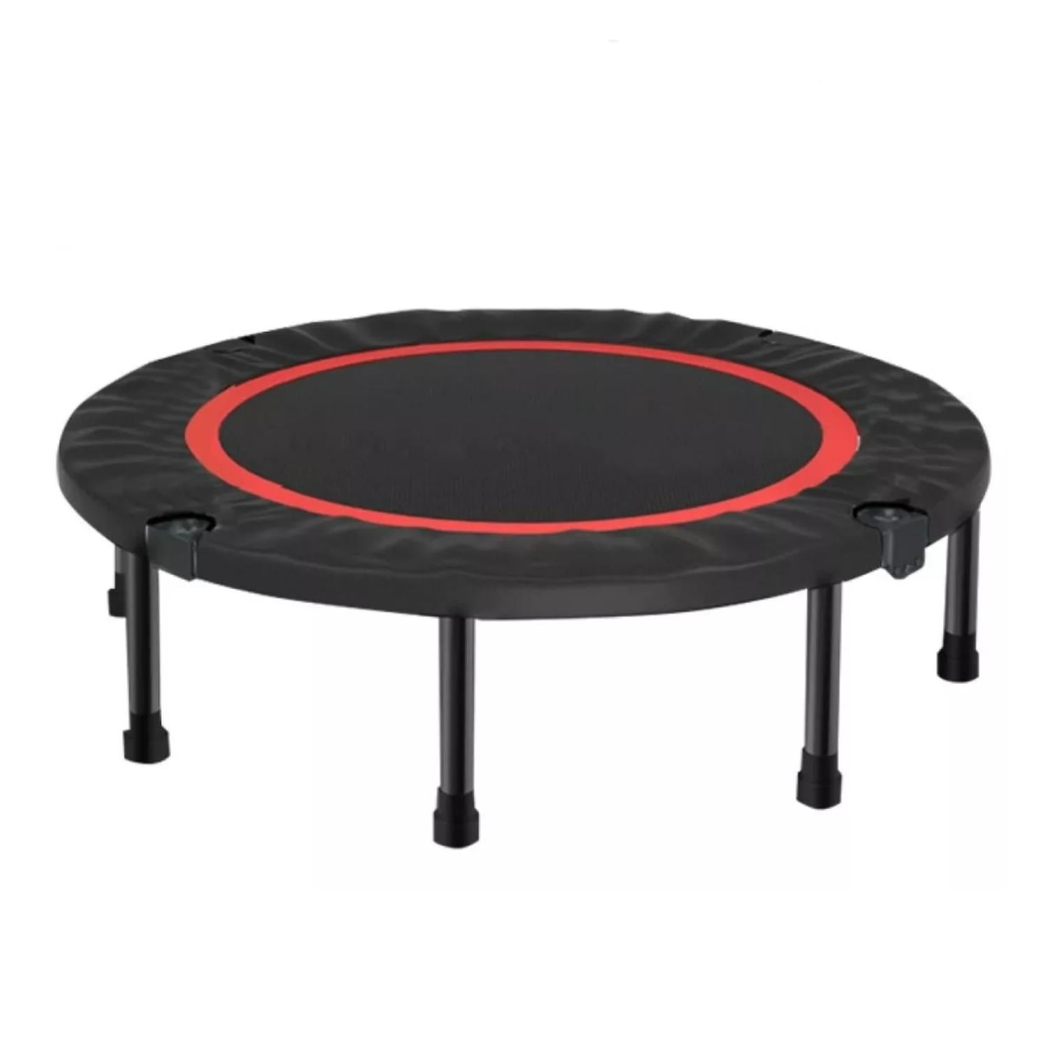Auckland Outdoor - Trampolin Salto Plegable Bodeng Gimnasio Fitness 100 Cm. Negro
