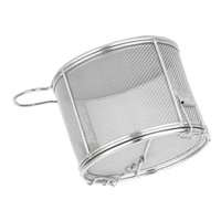 Magideal - De Especias Reutilizable Malla Fina De Material Acero Inoxidable Con Gancho De Cadena Colador De Té Para Sopa Condimento Hierbas De Separación De , 14X10Cm