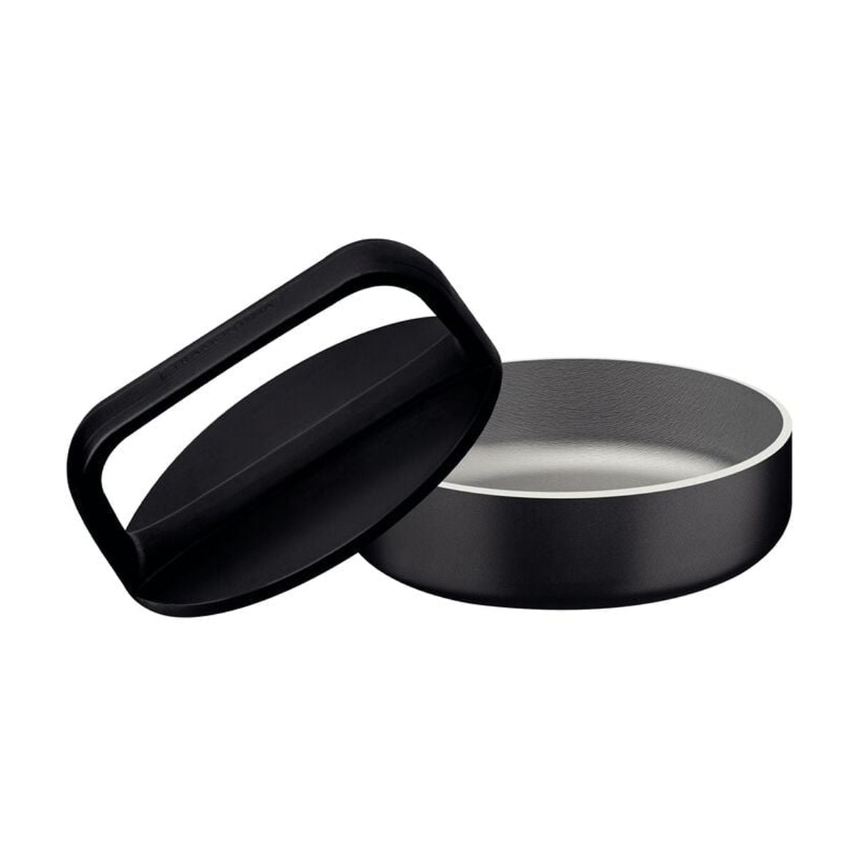 Molde Prensador De Hamburguesas Tramontina Black Burger En Polipropileno Negro Con Base En Aluminio