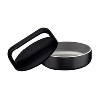 Molde Prensador De Hamburguesas Tramontina Black Burger En Polipropileno Negro Con Base En Aluminio