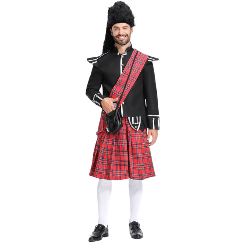 Red Sale - Disfraz Cosplay Escoces Clasico