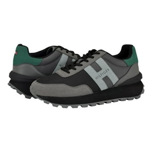 Zapatilla Tommy Hilfiger Gani Para Hombre En Color Gris/Negro Talla 12