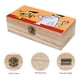 thumbnail image 3 of 2 Perros Estúpidos Caja Organizadora de Madera Rústica - Caja Decorativa Multifuncional para Escritorio, Hogar, Oficina, Joyas y Manualidades, 3 of 6