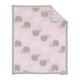 thumbnail image 2 of Set de edredón NoJo Dreamer con diseño de elefante rosa y gris, 8 piezas, 2 of 9