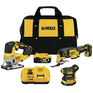 Kit Combinado De Herramientas Eléctricas Dewalt 20V Max Para Carpintería Inalámbrica