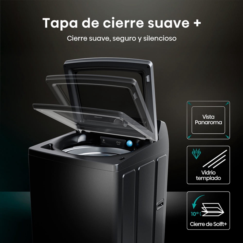 Hisense WT5I2323DB 23 kg Negro, foto 2