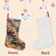 thumbnail image 3 of Amor Joven Tema: Calcetines de Navidad, fino lino blanco para colgar en escaleras y chimenea, decoración navideña para el hogar, regalo de Navidad.54cm×38cm, 3 of 5