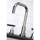 thumbnail image 4 of Grifo de baño Kingston Brass Manhattan FSC8939CML níquel pulido, 4 of 8