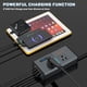 thumbnail image 3 of Inversor de corriente para coche BMK 200 W DC 12 V a 110 V con puertos USB, 3 of 7