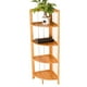 thumbnail image 3 of Repisa esquinero de madera 4 niveles natural, 3 of 8