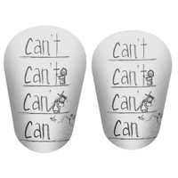 Magideal - 2 Espinilleras De Fútbol Con Funda Para Pantorrilla, Amortiguadoras, Para Entrenamiento De Fútbol, Protección Para Espinillas Para Partidos De Fútbo Blanco Negro