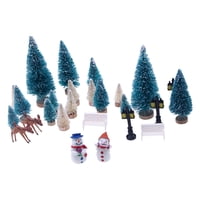 Bothyi - 31X 1:12 Escala Mini Casa De Navidad Ornamento Accesorios Decorativos