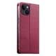 thumbnail image 5 of Funda tipo cartera con bloqueo RFID para iPhone 15 cubierta magnética de cuero con tapa y soporte Rojo, 5 of 6