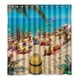 thumbnail image 1 of Cortina de ducha de tela con diseño de Minions, adorable y encantadora, con ganchos, tamaño 66 x 72 pulgadas., 1 of 3